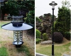 Il giardino all'aperto di alluminio palo del LED accende E27 IP65 550mmx550mm
