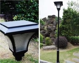 Prato inglese all'aperto 450mmx390mm E27 delle luci di palo del giardino del cortile LED sostituibili