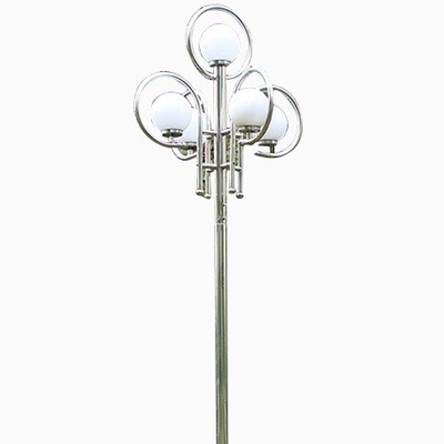sfera all'aperto della luce di palo del giardino di 100w 150w 200W intorno a 5 cappucci della lampada